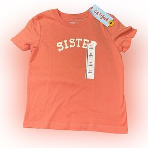 Nwt 4t girls Cat & Jack Sister' T-Shirt